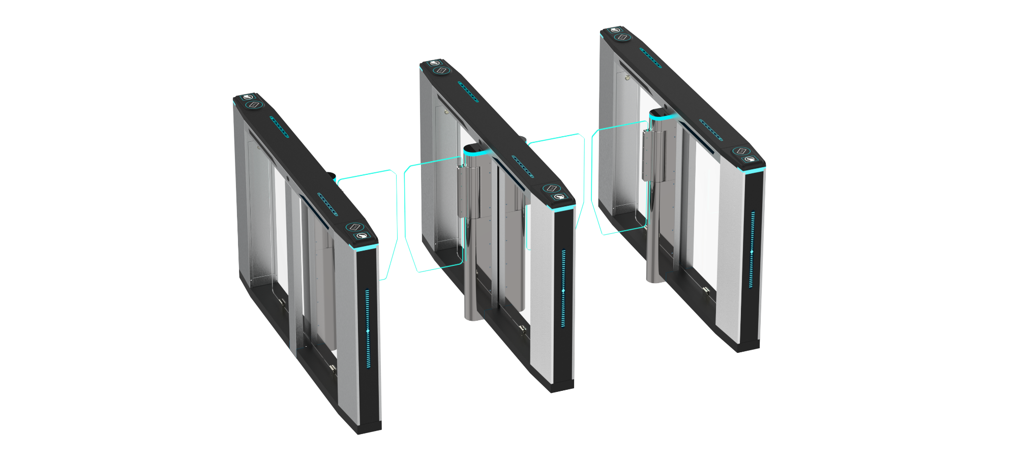 Pedestrian channel gate