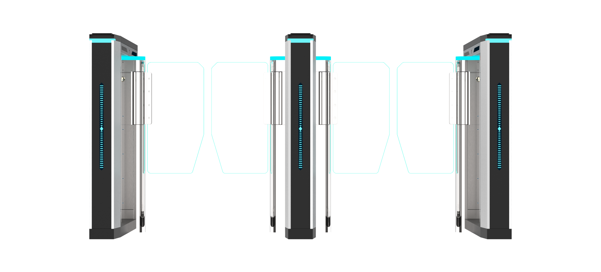 Pedestrian channel gate